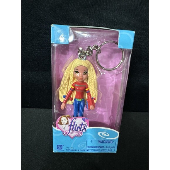 Kid Kore Accessories - Flirts Kid Kore Keychain 2004 New Sealed VTG 2000s Trinket Girly Lisa Frank Insp